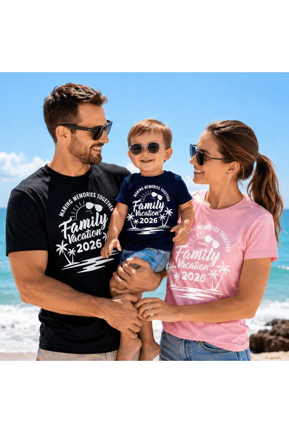 Family Vacation 2026 Matching Shirts, Making Memories Together Family Trip Tees, Beach Vacation Family Outfit, Summer Travel Shirts