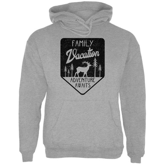 Family Vacation Adventure Awaits Mens Hoodie Storm Grey X-LG