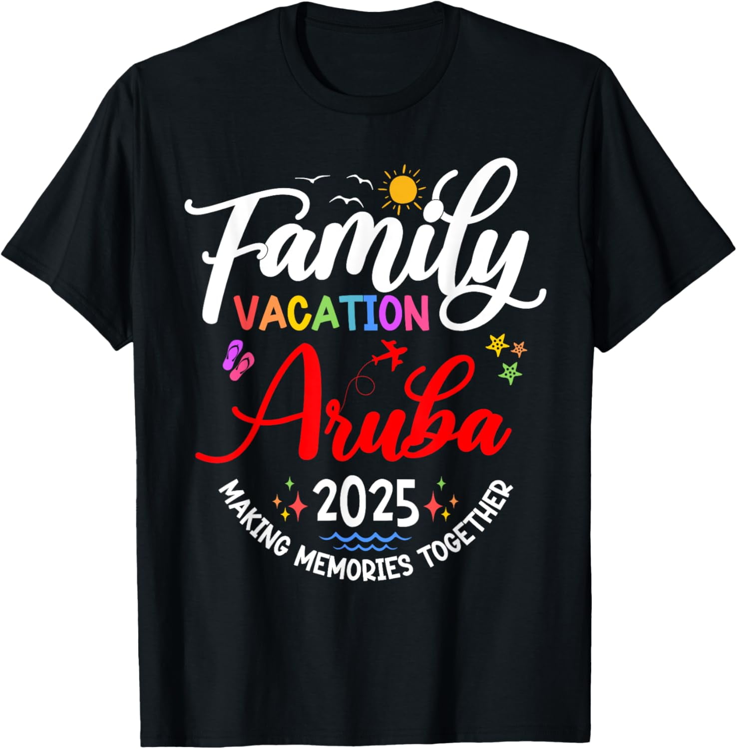 Family Vacation Aruba 2025 Matching Europe Vacation 2025 TShirt