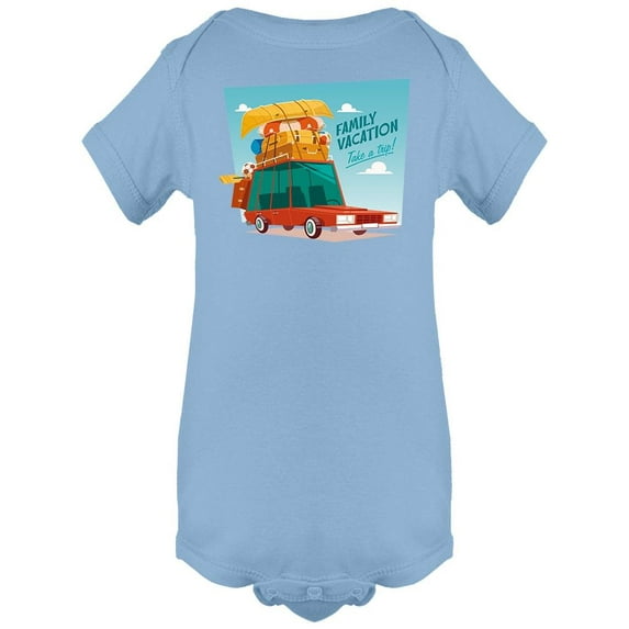 Family Vacation Bodysuit Infant -Image by Shutterstock, 12 Months