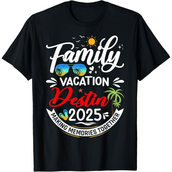 Family Vacation Destin 2025 Florida Matching Vacation 2025 T-Shirt