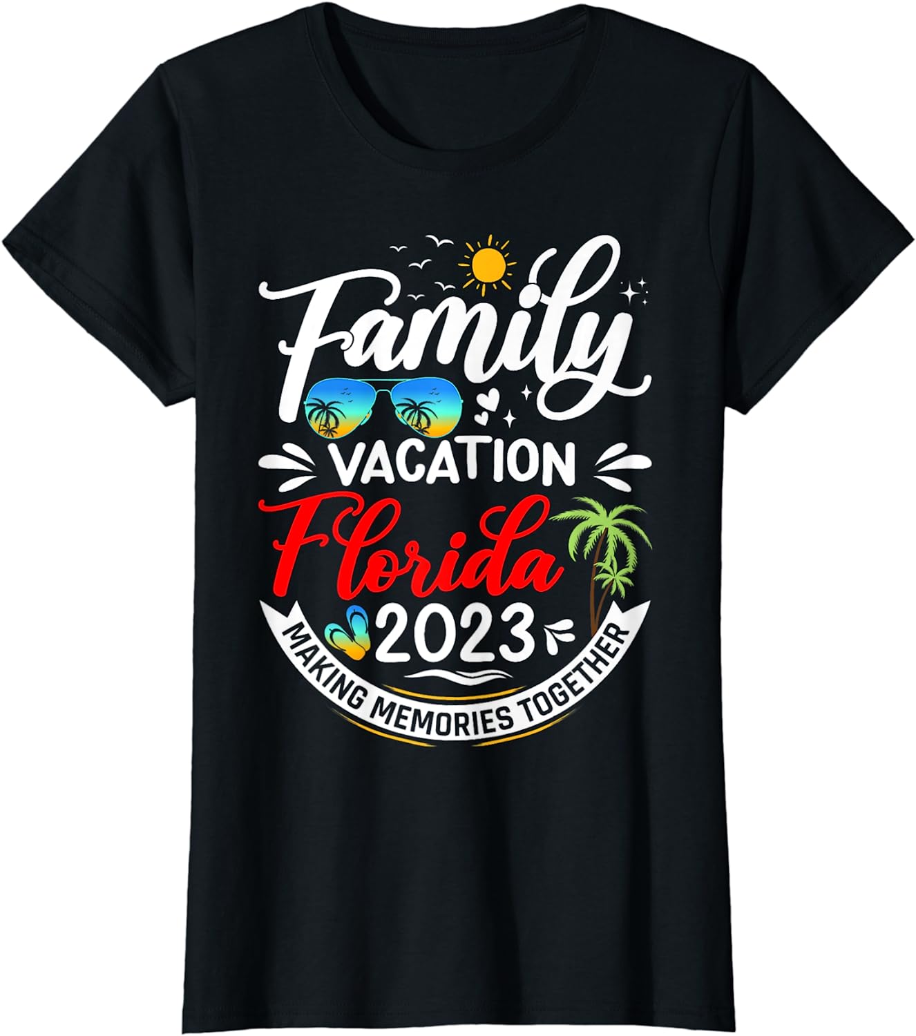 Family Vacation Florida 2023 Beach Summer Vacation 2023 T-Shirt ...