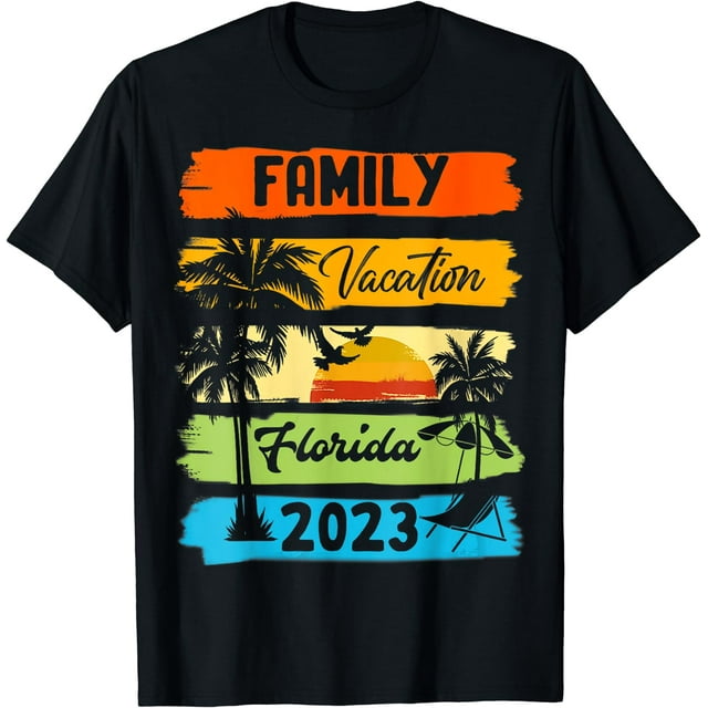 Family Vacation Florida 2023 Beach Summer Vacation 2023 T-Shirt ...