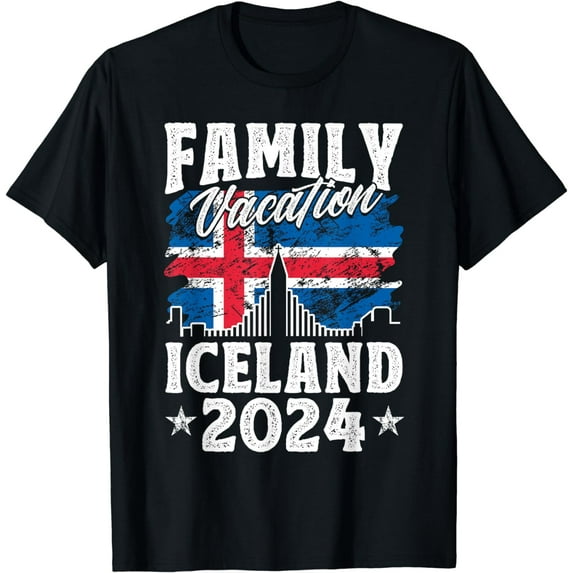 Family Vacation Iceland 2024 Summer Vacation T-Shirt