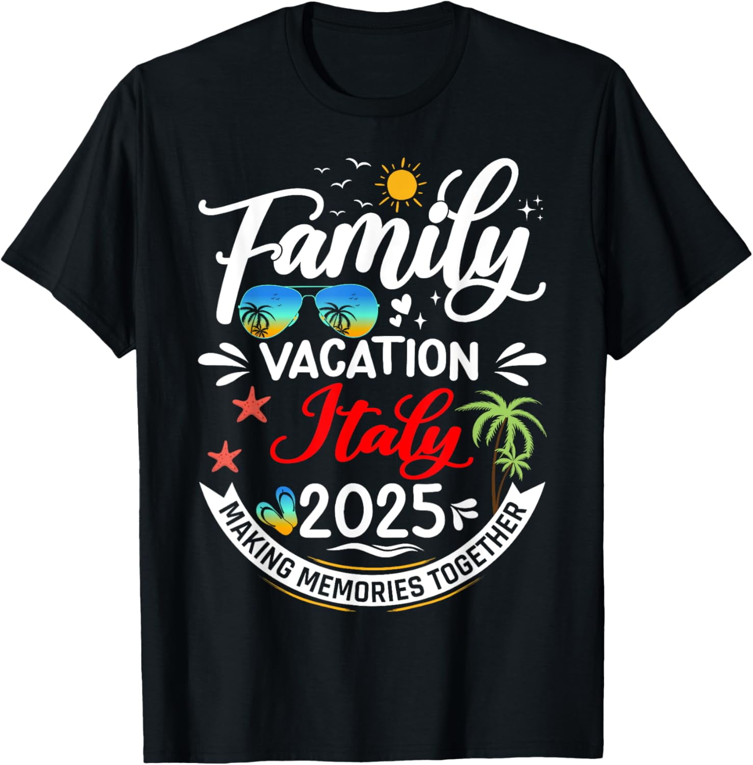 Family Vacation Italy 2025 Europe Matching Vacation 2025 TShirt
