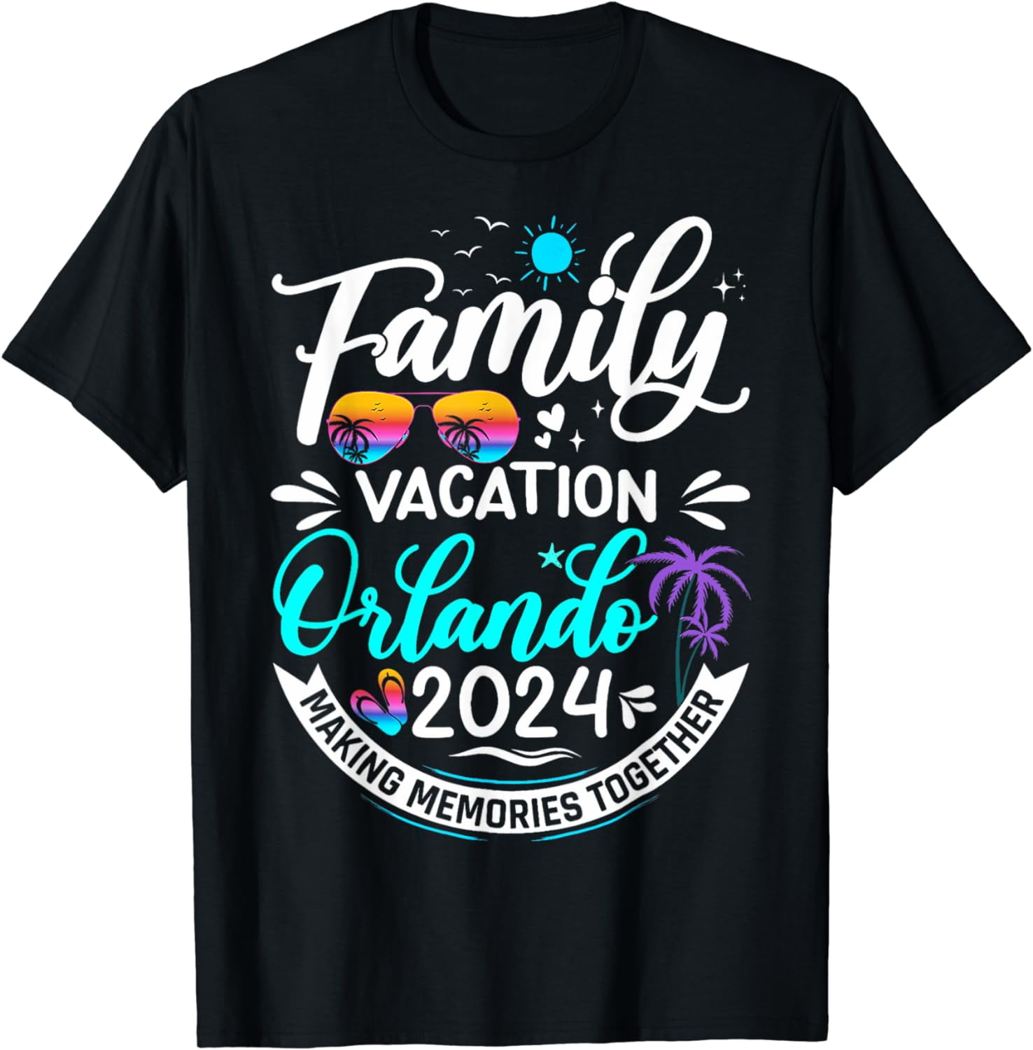 Family Vacation Orlando 2025 Beach Summer Vacation 2025 TShirt