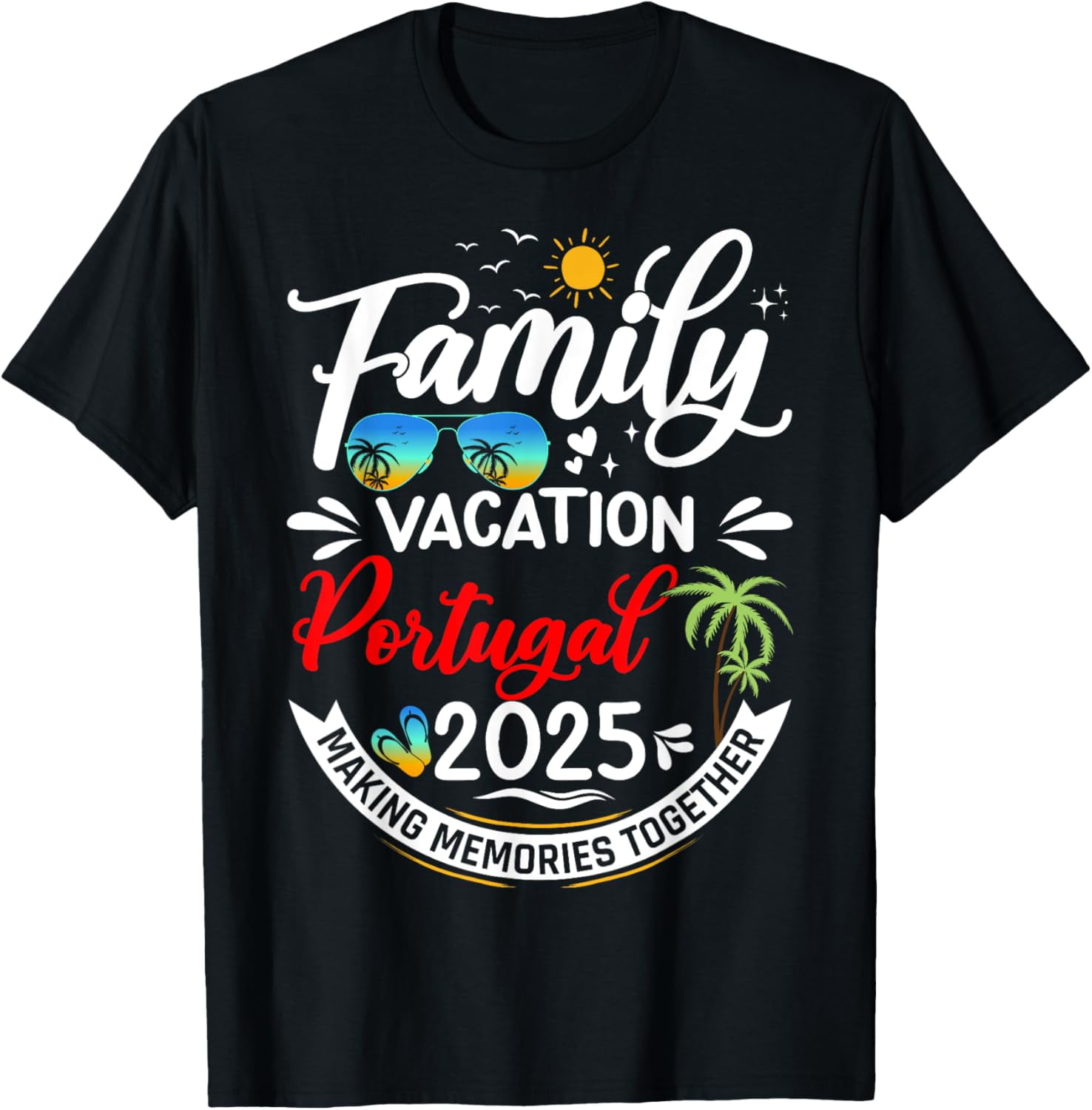 Family Vacation Portugal 2025 Europe Matching Vacation 2025 TShirt