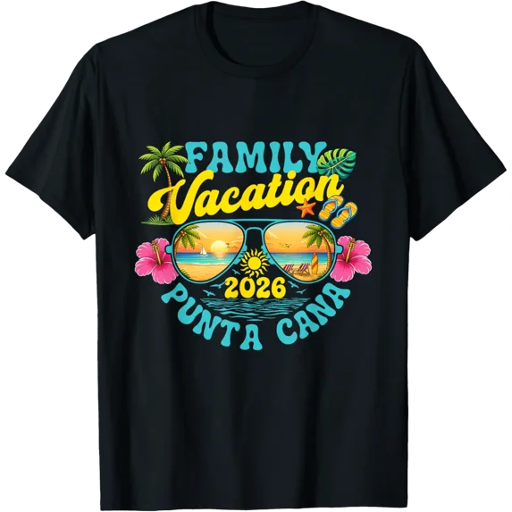 Family Vacation Punta Cana Spring Break Beach Vacation T-Shirt