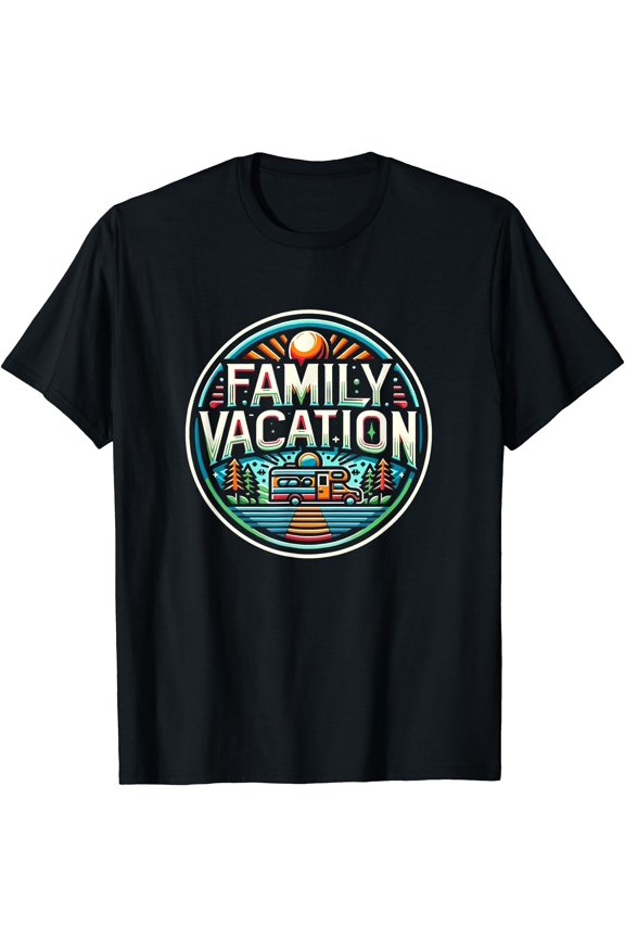 Family Vacation Rv Camping Road Trip Family Matching T-Shirt, Unisex T-Shirt