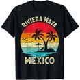 thumbnail image 1 of Family Vacation Vintage Retro Mexico Riviera Maya Beach T-Shirt, 1 of 4