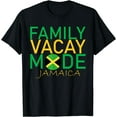 thumbnail image 1 of Family Vacay Mode Jamaica Vacation JAMAICA Flag | Men Women T-Shirt Black 2X-Large, 1 of 4