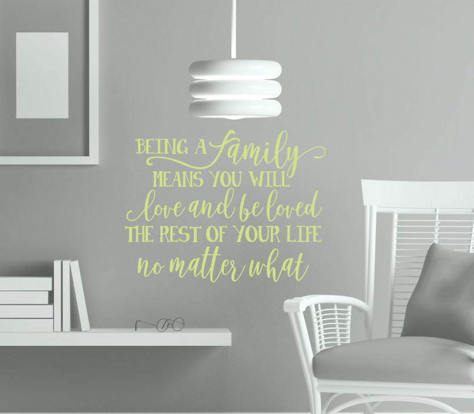 Family Vinyl Quote Family's Love Rest of Your Life Wall Stickers Decals ...