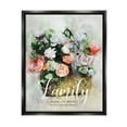 thumbnail image 1 of Family Where Life Begins Phrase Botanical & Floral Graphic Art Jet Black Framed Art Print Wall Art, 1 of 6
