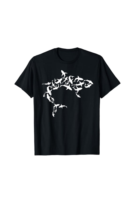 Family White Shark Lover Design For Mommy, Daddy, & Baby T-Shirt
