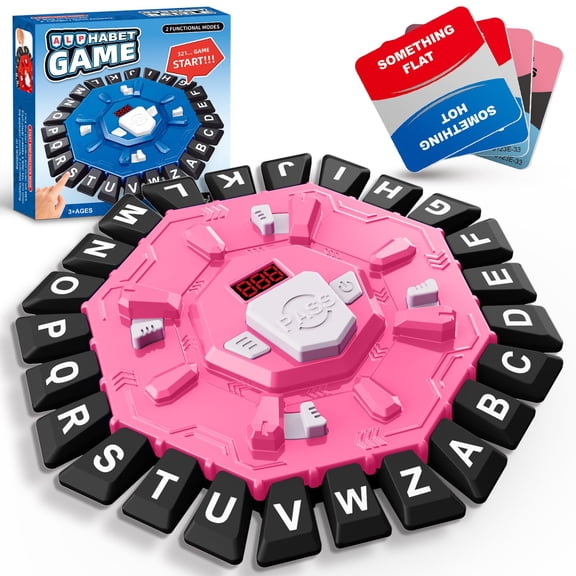 Family Word Board Game with Digital Display Timer,Fun Party Word Game for Kids and Adults Family Game Night