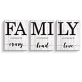 thumbnail image 1 of Family Words Textual Decorative Wall Art Wood Wall Plaque Home Decor, 1 of 3