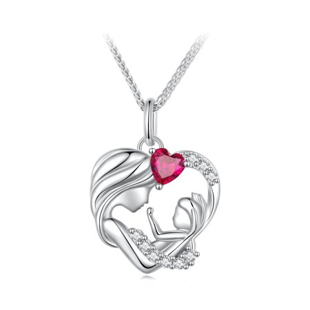 Family-bond Necklace - 925 Silver Adjustable Chain Delicate Pendant Jewelry for Women