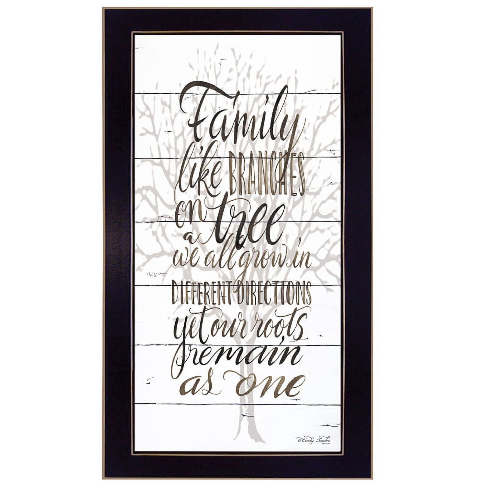 Family by Cindy Jacobs Framed Print Wall Art Wood Multi-Color - Walmart.com