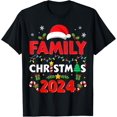 thumbnail image 1 of Family christmas 2024 for matching holiday pajama T-Shirt men and women can wear, black, white, gifts, 1 of 4