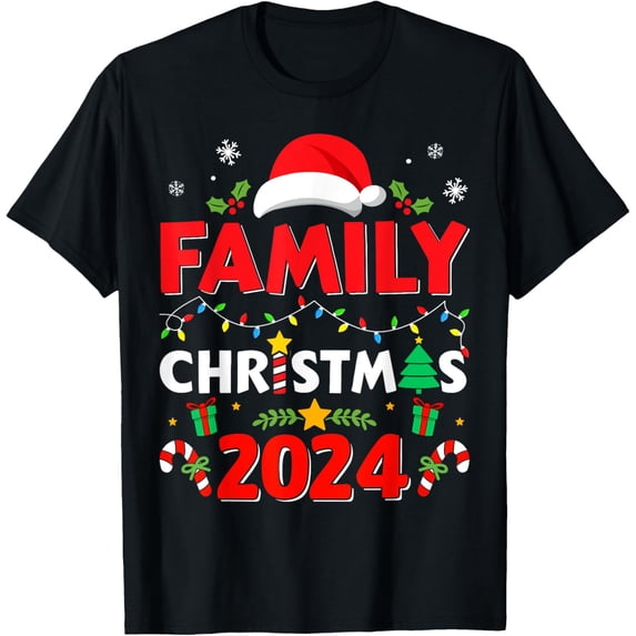 Family christmas 2024 for matching holiday pajama T-Shirt