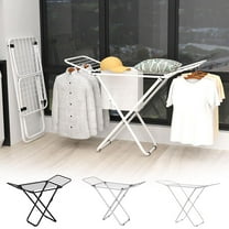 Family gifts X-type Floor Drying Rack Balcony Folding Drying Rack Indoor And Outdoor Installation Drying Rack