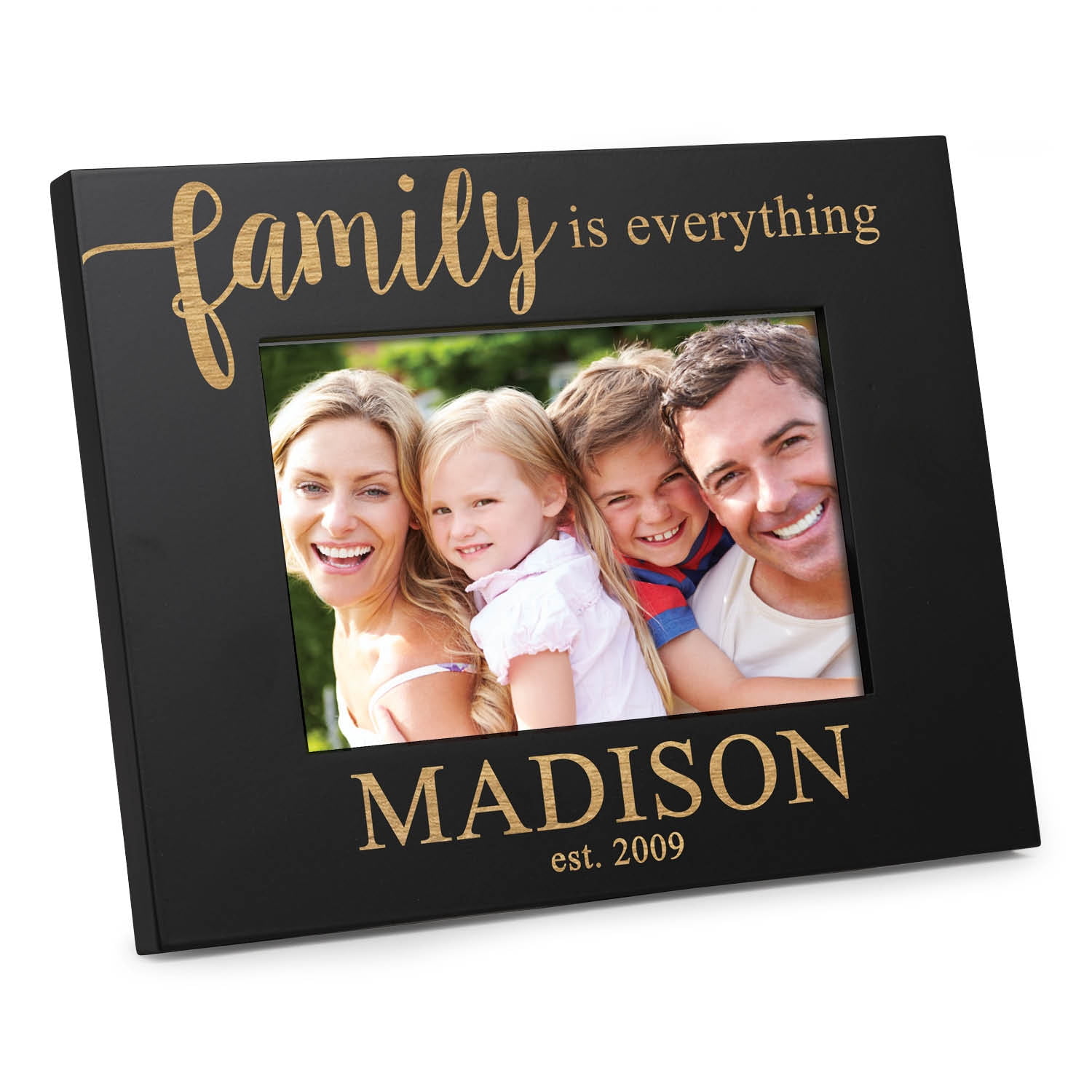 Family is Everything Black Picture Frame