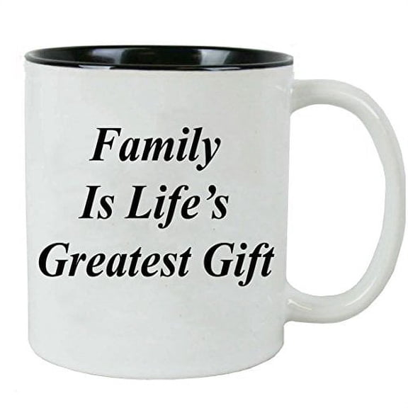 Family is Life's Greatest Gift - 11 oz Ceramic Coffee Mug with Gift Box
