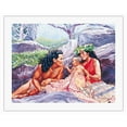 thumbnail image 1 of Family of Hawaii - (ʻOhana O Hawaiʻi) - From an Original Watercolor Painting by Janet Stewart - Fine Art Rolled Canvas Print (Unframed) 20in x 26in, 1 of 4