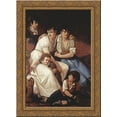 thumbnail image 1 of Family portrait 24x18 Gold Ornate Wood Framed Canvas Art by Francesco Hayez, 1 of 2