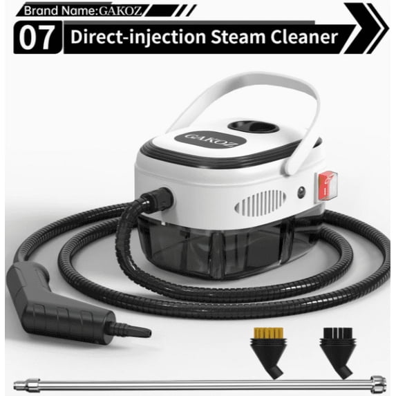 Family-style handheld steam cleaner, suitable for cleaning in the kitchen, bathroom and pet supplies.