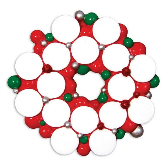 Family with 16 Names Personalized Christmas Ornament DO-IT-YOURSELF