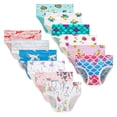thumbnail image 1 of FamilyBlisst Toddler Girls 12-Pack 100% Cotton Underwear - Cute Print Panties, Size 18-24M, 1 of 8