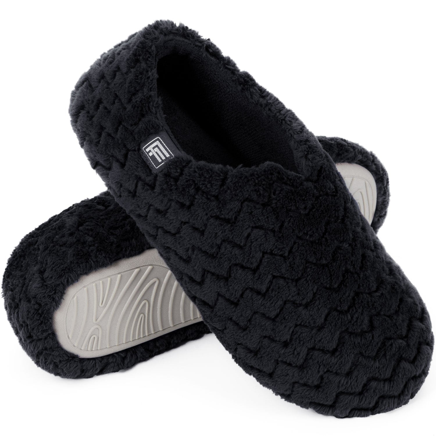 FamilyFairy Women's Memory Foam Slippers Lightweight Cozy Closed Back