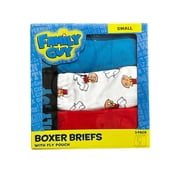FamilyGuy Mens 3-Pack Comfort Boxer Brief, Red, Small