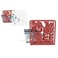 thumbnail image 1 of FamilyMaid 13945 White & Red Rose Napkin Holder, 5 x 5 x 1 - Pack of 96, 1 of 1