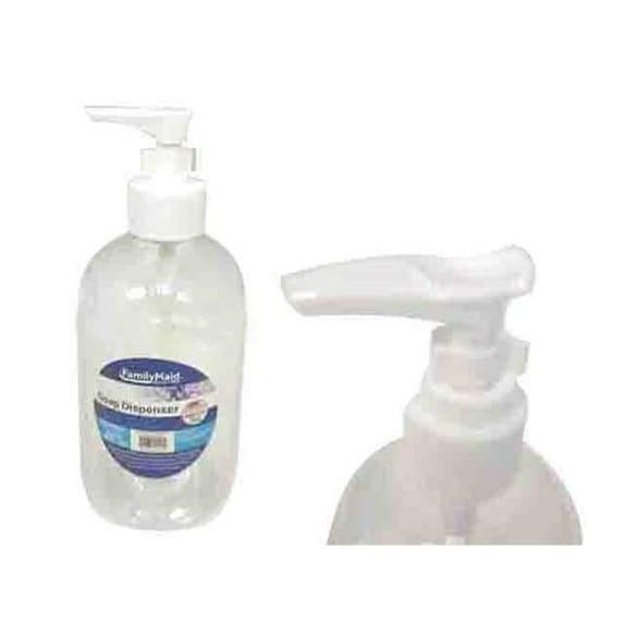 FamilyMaid 20999 16.9 oz 2.75 in. Dia. x 8.25 in. Soap Dispenser, Clear