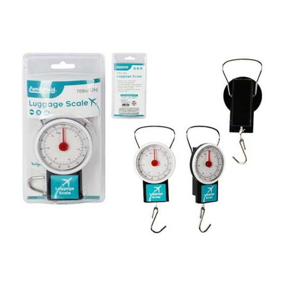 FamilyMaid 56509 3 in. Dia. x 4.25 in. Luggage Scale
