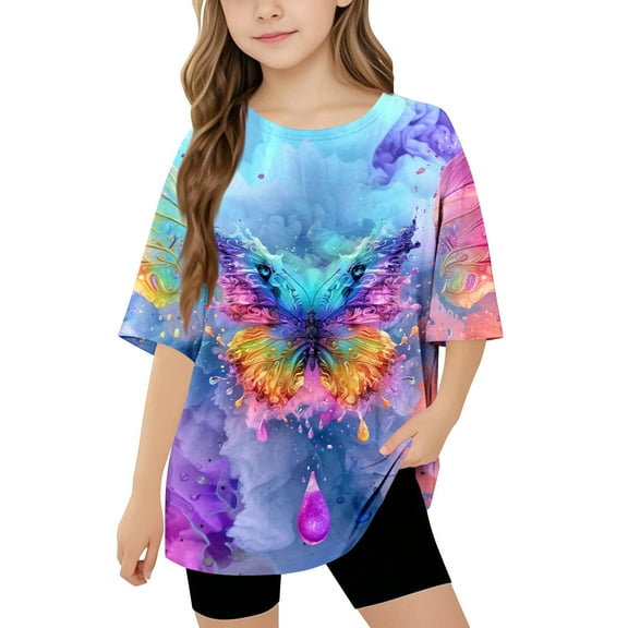 FamilyThread American Flag Shirt for Kids Boys Girls th of July Outfit Independence Day T-Shirt Toddler Patriotic Tee Top