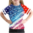 thumbnail image 1 of FamilyThread American Flag Shirt for Kids Boys Girls th of July Outfit Independence Day T-Shirt Toddler Patriotic Tee Top, 1 of 5