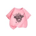 thumbnail image 1 of FamilyThread Children's Short Sleeved Casual Sports Fashion T-shirt Round Neck Short Sleeved For 2-12Y, 1 of 9