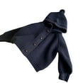 thumbnail image 1 of FamilyThread Children's Solid Color Versatile Casual Sweater Cardigan Jack Hooded jacket Knit Sweater For1-6Y, 1 of 3