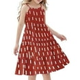 thumbnail image 1 of FamilyThread Girls Casual Print Sleeveless Dresses Spaghetti Strap Summer Swing Twirly Sundress A-Line Dress For 4-14Y, 1 of 7