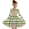 thumbnail image 1 of FamilyThread Girls Christmas Dress Long Sleeve Dress for Girls Swing Twirly Skater Dresses Pleated Casual A Line Dresses For 4-14Y, 1 of 4
