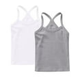 thumbnail image 1 of FamilyThread Toddler Baby Girls Cotton Sleeveless Tank Top Colorful Undershirts Kids 12 Months- 12Years 2-Pack, 1 of 7