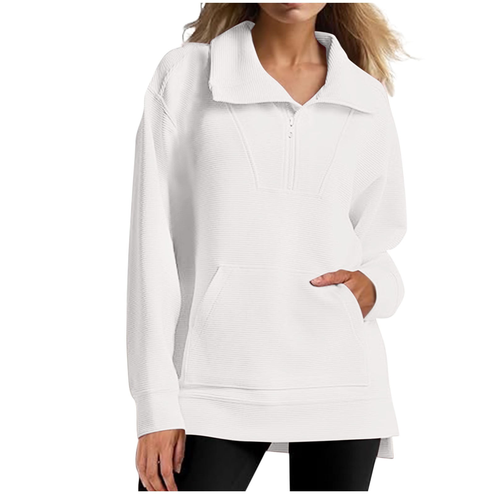 ANNIE™ - Lapel Zip-Up Sweatshirt for Women Casual Pullover