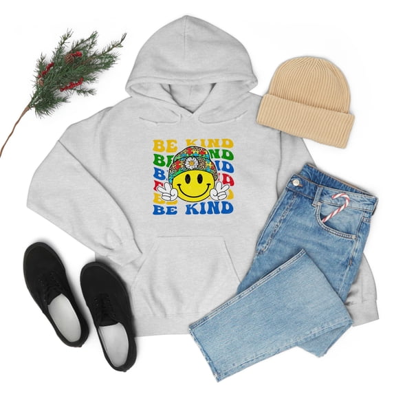 Familyloveshop LLC Be Kind Autism Shirt, Autism Awareness T-shirt, Smiley Face Shirt, Autism Gifts, Autism Mom