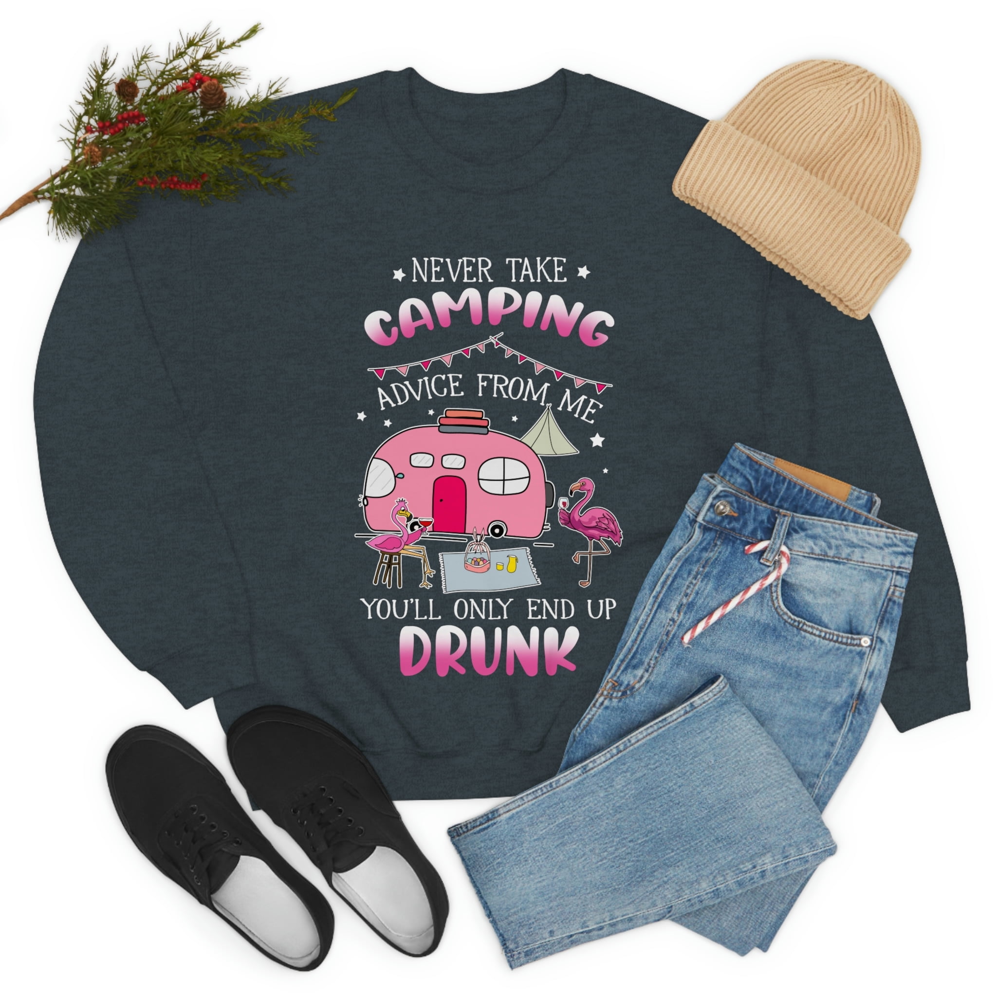 Camping Lover Never Take Camping Advice From Me End Up Drunk T-Shirt Camping Lover Never Take Camping Advice From Me End Up Drunk T-Shirt