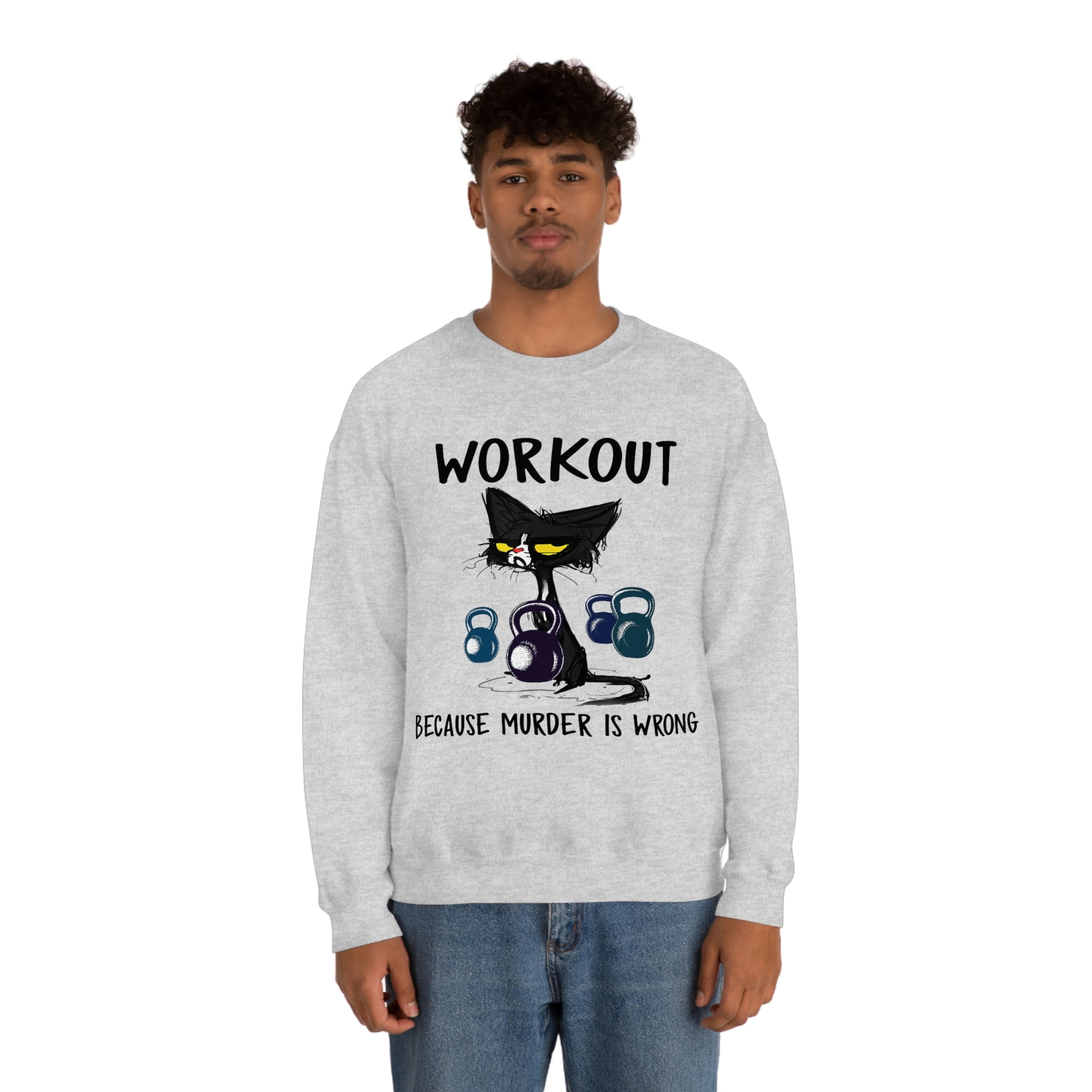 Gym on sale cat shirt