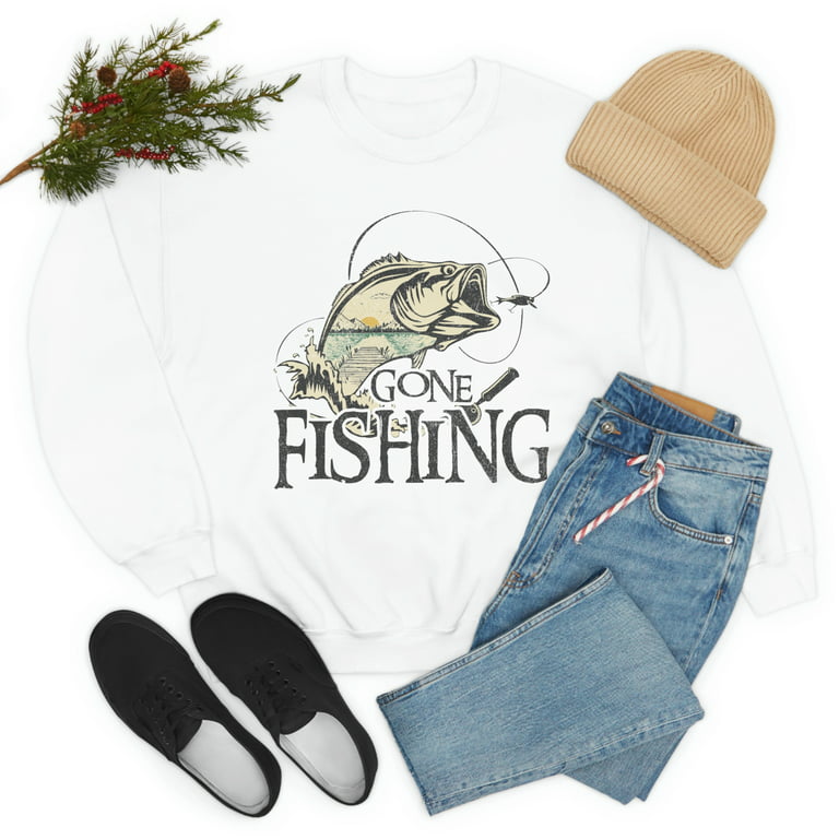 Familyloveshop LLC Gone Fishing Mens T-Shirt, Funny Fishing Shirt, Fishing  Lover Shirt, Shirt for Fishing Men, Fathers Day Gift, Father Fishing  Graphic Tee 