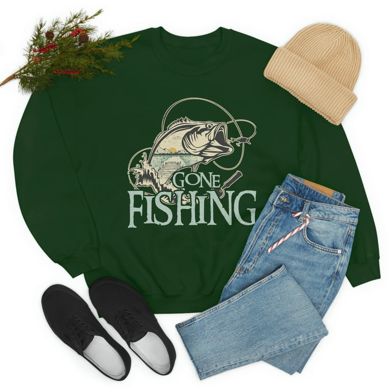 Gone Fishing T-Shirt, Fishing Enthusiast Gift